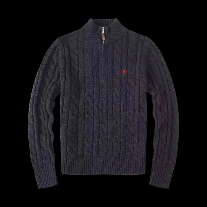 RL QUARTER ZIPPER